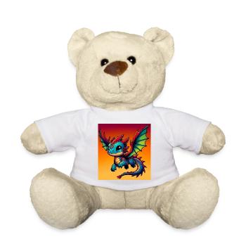 Drache - Teddy - Weiß - Vorne