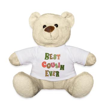 Best cousin ever - Teddy Bear - white - Front