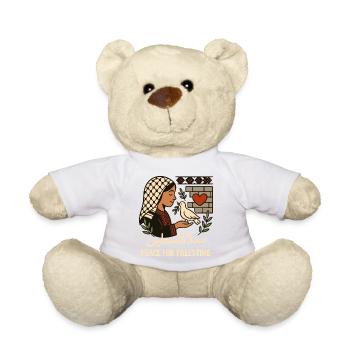 Frieden für Palästina - Teddy - Weiß - Vorne
