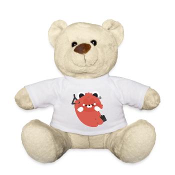 Tirede Roter Panda - Teddy - Weiß - Vorne