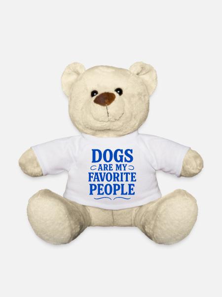 Hunde sind meine Lieblingsmenschen - Teddy - Weiß
