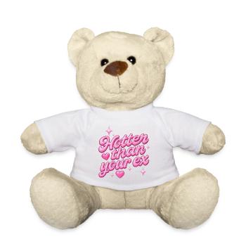Plus chaud que ton ex - Nounours - blanc - Devant