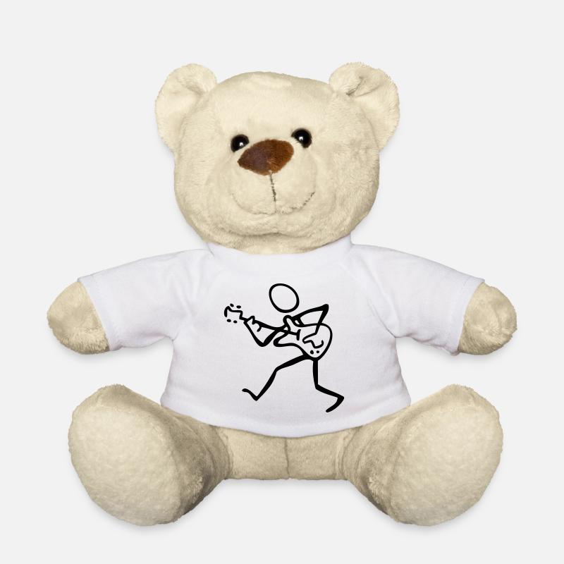 guitariste - Nounours - blanc
