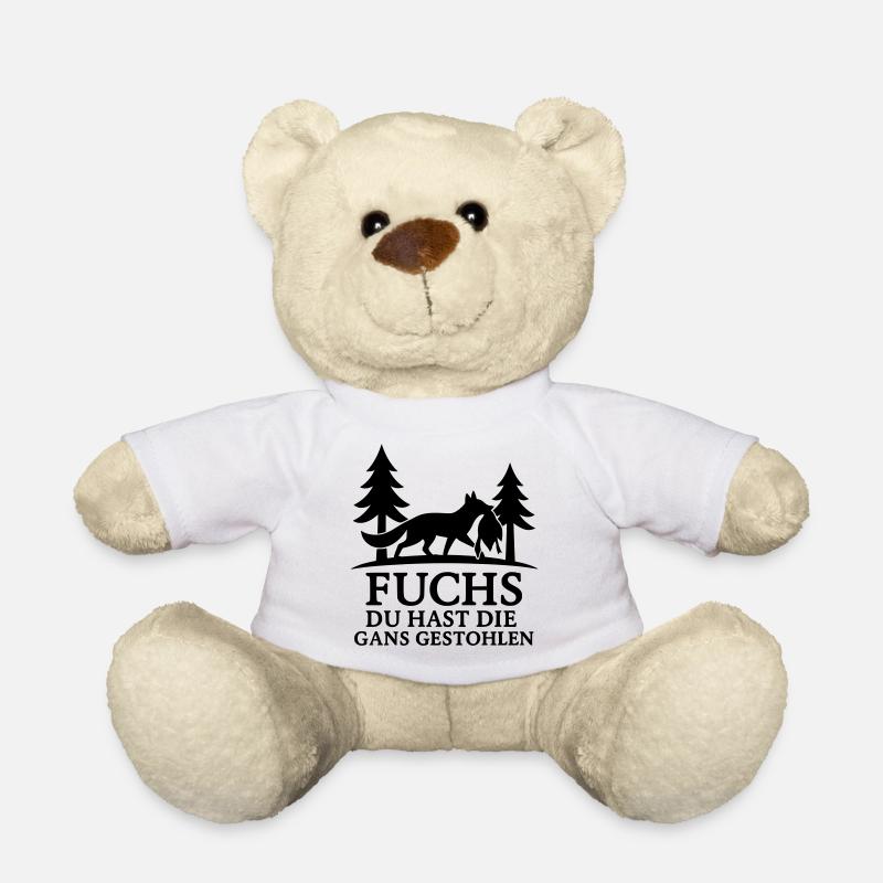 fuchs gans gestohlen - Teddy - Weiß