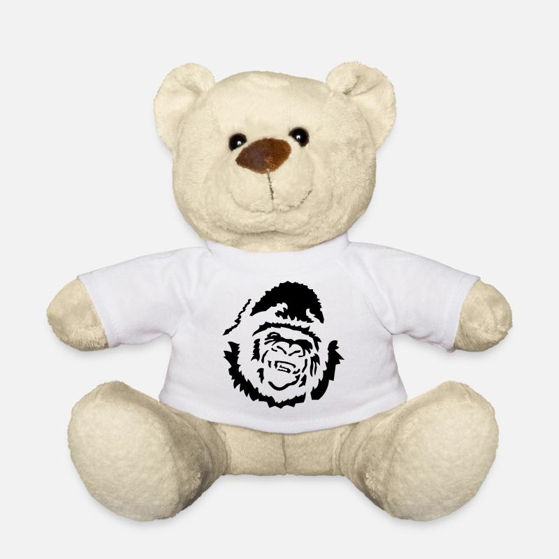 Gorilla - Teddy - Weiß