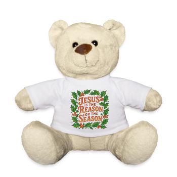 Jesus ist der Grund für die Jahreszeit - Teddy - Weiß - Vorne