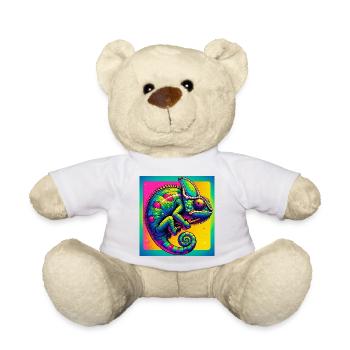 caméléon - Nounours - blanc - Devant