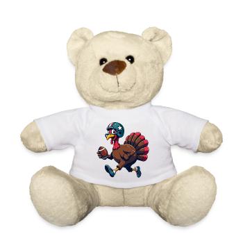 Thanksgiving Football Truthahn - Teddy - Weiß - Vorne
