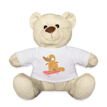 Schnabeltier - Teddy - Weiß - Vorne