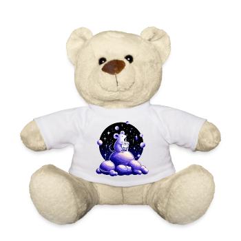 Mondträume Maus mit Bubble Tea - Teddy - Weiß - Vorne