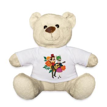 LOS WONDER MUERTOS - nice people - Teddy Bear - white - Front