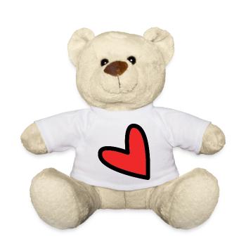 40. 40 ANS. 40e ANNIVERSAIRE. ANNIVERSAIRE 40 ANS. - Nounours - blanc - Devant