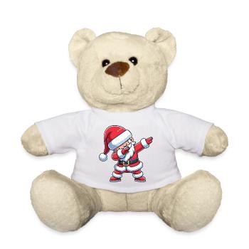 Dabbing Weihnachts Weihnachtsmann Dab Weihnachten - Teddy - Weiß - Vorne