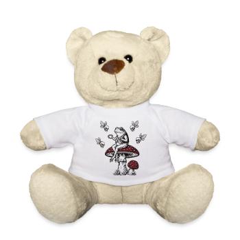 Frog Gentleman - Teddy Bear - white - Front