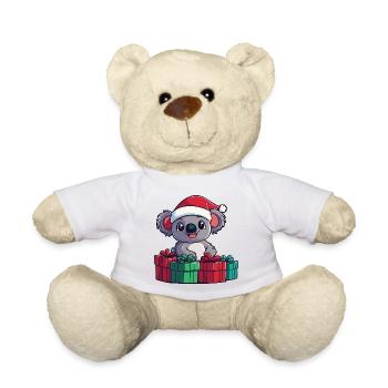 Koala Weihnachten - Teddy - Weiß - Vorne