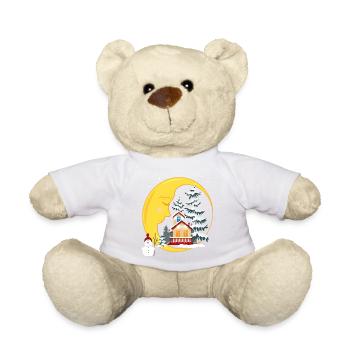 Mond im Winterwald - Teddy - Weiß - Vorne