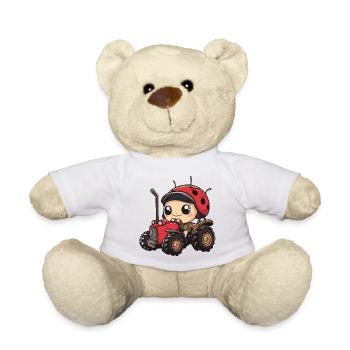 Fermier de tracteurs Ladybug - Nounours - blanc - Devant