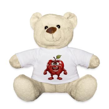 apple - Teddy Bear - white - Front
