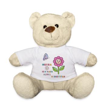 Birthday - Teddy Bear - white - Front