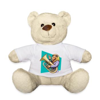 TUBIST – Ton & Bild - Teddy - Weiß - Vorne