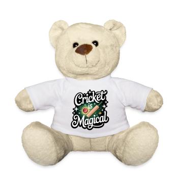Lustiges Kricket Spruch Vintage Cricket Spiel - Teddy - Weiß - Vorne