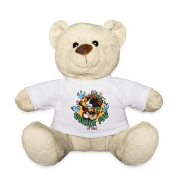 'cause every little thing guinea pig alright - Teddy - Weiß - Vorne