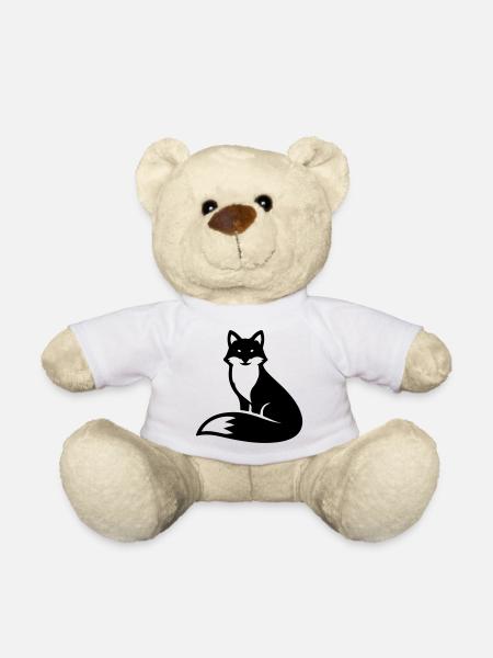Fuchs Tier - Teddy - Weiß