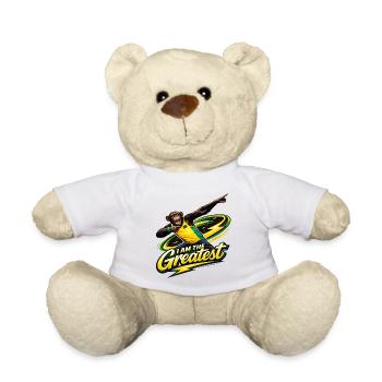 Monkey Sports Hero : Je suis le plus grand - Nounours - blanc - Devant