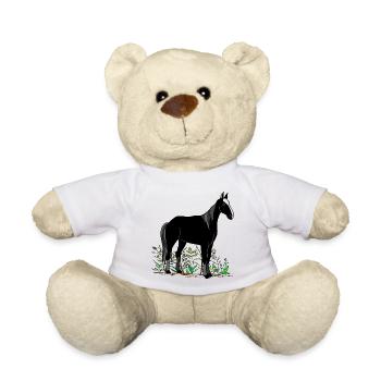 Pferd - Teddy - Weiß - Vorne