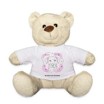 Hund Soulmate Line Art - Teddy - Weiß - Vorne
