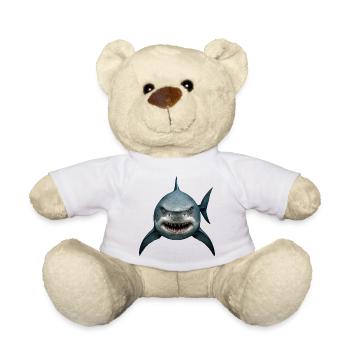 Costume de requin Océan Animal marin Dangereux - Nounours - blanc - Devant