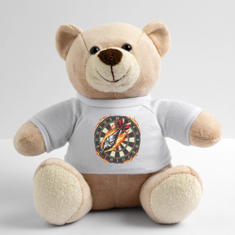 Flame arrow meets dartboard Teddy Bear