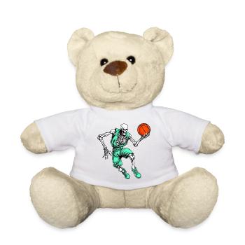 Skeletons Basketball - Nounours - blanc - Devant