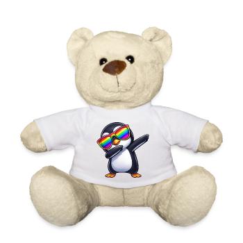 Mignonnes Penguin Dab Rainbow Sunglass Summer - Nounours - blanc - Devant