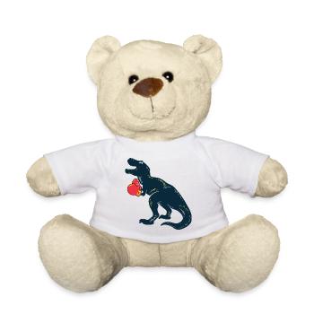 Dino Boxer Rex - Teddy Bear - white - Front