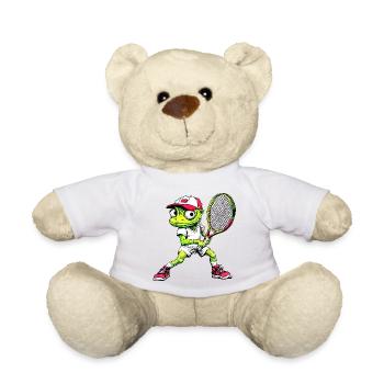 Caméléon du tennis - Nounours - blanc - Devant
