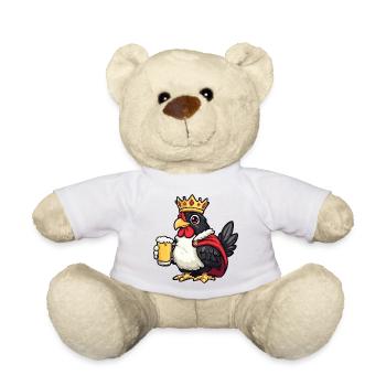 Huhn Bier König - Teddy - Weiß - Vorne