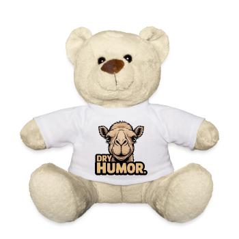Illustration d’humour sec de chameau - Nounours - blanc - Devant