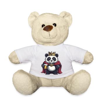 Panda Beer King - Nounours - blanc - Devant