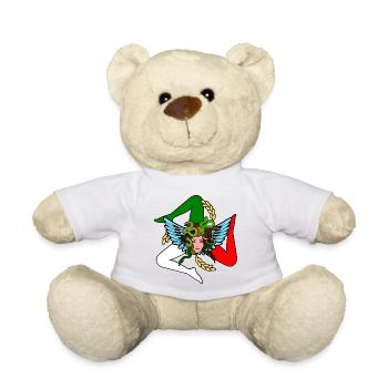 Sizilien Trinacria - Teddy - Weiß - Vorne