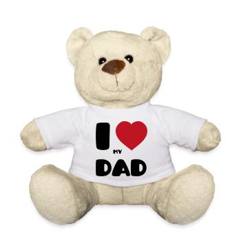 J’aime mon papa - Nounours - blanc - Devant
