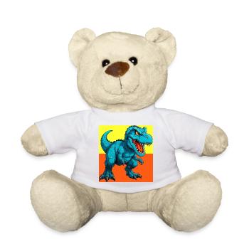 dinosaur - Teddy Bear - white - Front