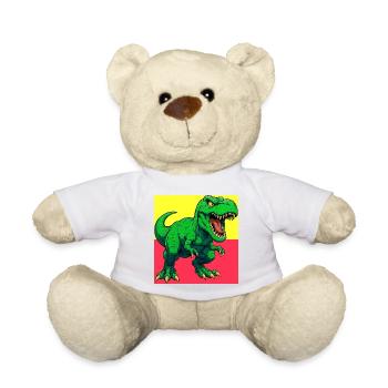 Dinosaurier - Teddy - Weiß - Vorne