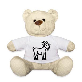 chèvre - Nounours - blanc - Devant