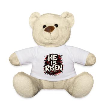 Er ist auferstanden Glaube Il est la foi ressuscitée - Nounours - blanc - Devant