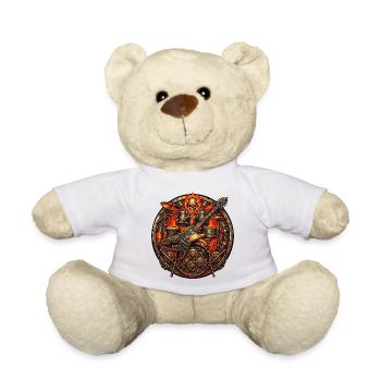 Rock Rocker Heavy Metal - Nounours - blanc - Devant