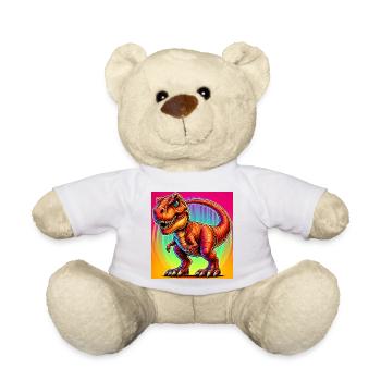 Dinosaurier - Teddy - Weiß - Vorne