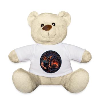 Master baker at the oven - Teddy Bear - white - Front