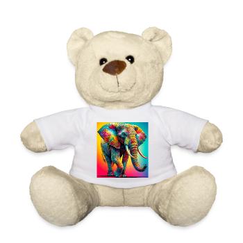 Elefant - Teddy - Weiß - Vorne