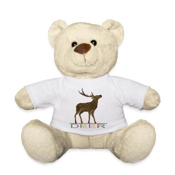 Hirsch - Teddy - Weiß - Vorne
